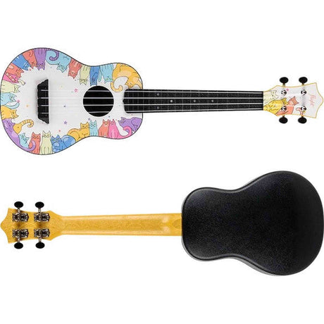 Flight TUC-KITTY Concert Ukulele met Linden Top, ABS Body en Aquila Nylgut Snaren