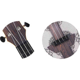 Flight TUC-40 MW Mandala Concert Ukulele met Linden Top, ABS Body en Aquila Nylgut Snaren