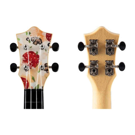 Flight TUS-40 PIZZA Soprano Ukulele met Linden Top, ABS Body en Pizza Print