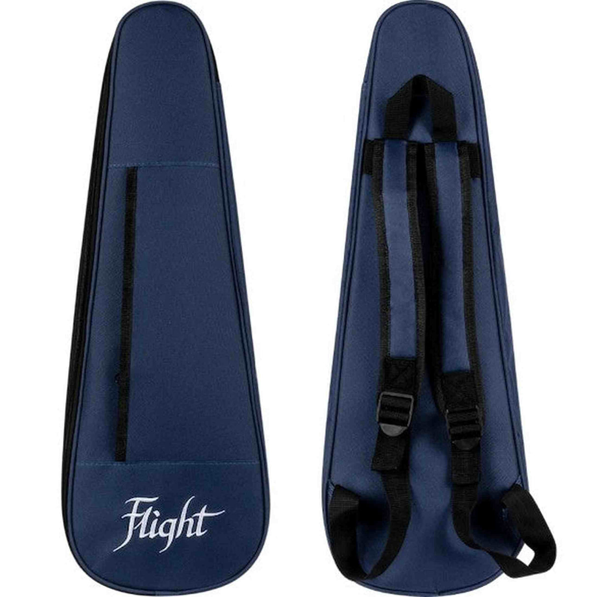 Flight Iris Concert DB Ukulele met Solid Spruce Top, Mahogany Body en Blauwe Afwerking