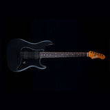 JET JS-400 MBK R S-style Elektrische Gitaar HH Tremolo Rosewood Toets Mat Zwart