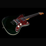 JET JJ-350 GR R Offset Elektrische Gitaar HH Rosewood Toets Hardtail Groen
