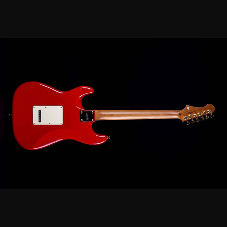 JET JS-380 RD G S-style Elektrische Gitaar SSS Alnico V Tremolo Goud Hardware Rosewood Toets Rood