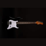 JET JS-400 HT BK S-style Elektrische Gitaar Humbucker Hardtail Rosewood Toets Zwart
