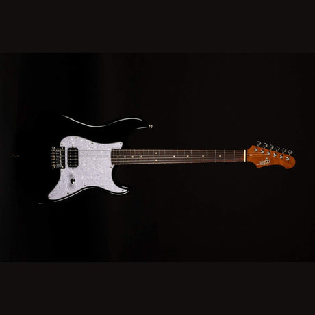 JET JS-400 HT BK S-style Elektrische Gitaar Humbucker Hardtail Rosewood Toets Zwart