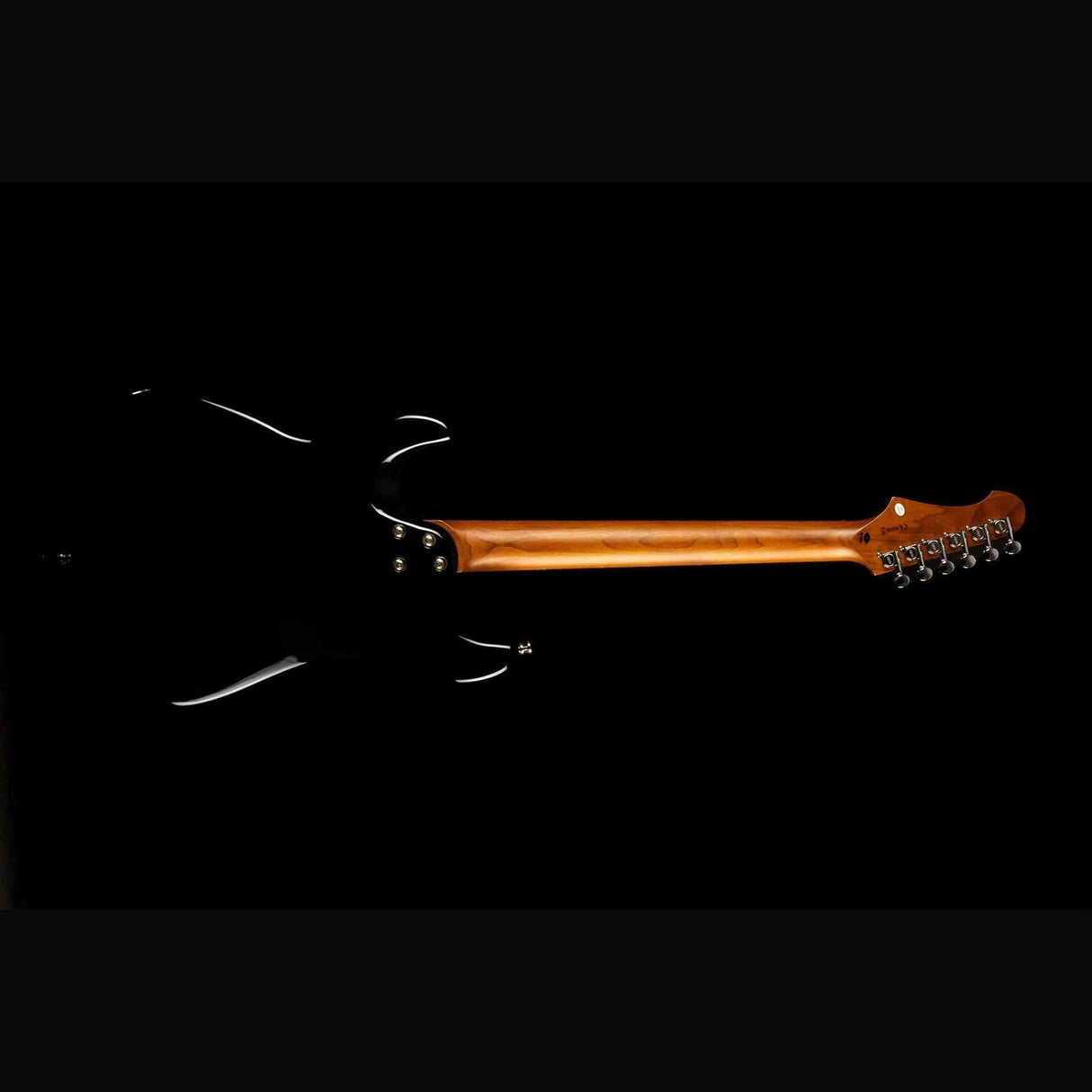 JET JS-400 HT BK S-style Elektrische Gitaar Humbucker Hardtail Rosewood Toets Zwart