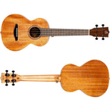 Flight NUT500 Tenor Ukulele met Solid Mahogany Top, Rosewood Toets en D’Addario EJ87 Snaren