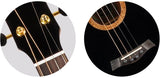 Flight Nora Baritone EQ-A Elektrisch-Akoestische Baritone Ukulele met Solid Sitka Spruce Top, Mahogany Body en Stalen Snaren