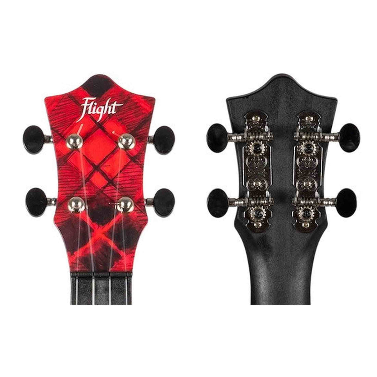 Flight UTS-40 PLAID Ultra Travel Soprano Ukulele met Polycarbonate Body en Fluorocarbon Snaren