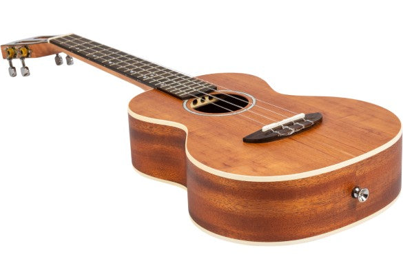 Flight Iris Tenor Calantas Ukulele met Solid Calantas Top, Mahogany Body en Fluorocarbon Snaren