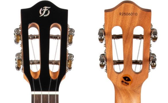 Flight Iris Tinta Concert NA Ukulele met All Solid Mahogany Body, Rosewood Toets en Fluorocarbon Snaren