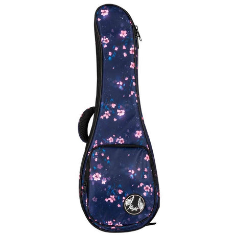 Flight FUB-S-SAKURA Gevoerde Gigbag voor Soprano Ukulele met Sakura Design en Accessoirevak