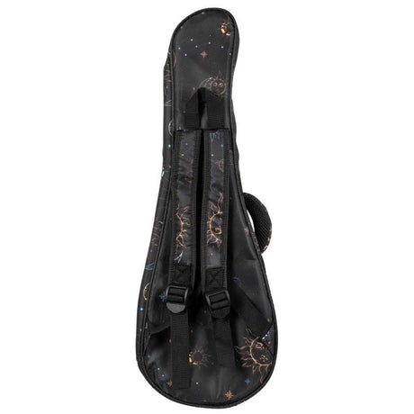 Flight FUB-C-GALAXY Gevoerde Gigbag voor Concert Ukulele met Galaxy Design en Accessoirevak