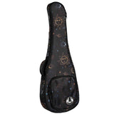Flight FUB-T-GALAXY Gevoerde Gigbag voor Tenor Ukulele met Galaxy Design en Accessoirevak