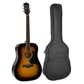Richwood RD-12-SB Artist Series Dreadnought Akoestische Gitaarset Sunburst met Gigbag
