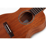 TOM 230 Konzert-Ukulele, massives Mahagoni mit Griffbrett und Steg aus Walnussholz