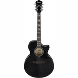 Ibanez AE170 TBK elektrisch akoestische westerngitaar Transparent Black