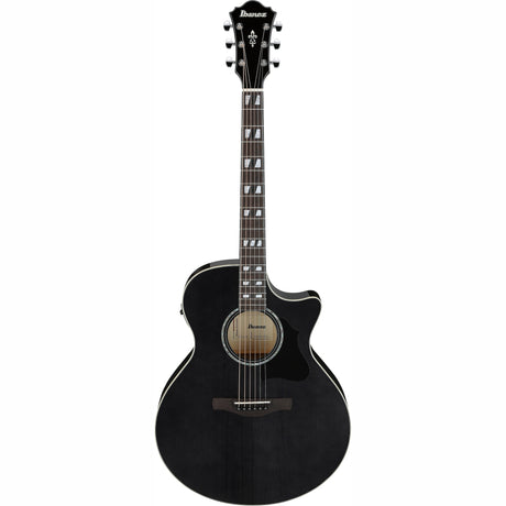 Ibanez AE170 TBK elektrisch akoestische westerngitaar Transparent Black