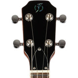 Flight Vanguard Transparent Purple – Elektrische Solidbody Tenor Ukulele met 2 Humbuckers