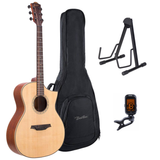 Bromo BAT4C Tahoma Series Gitaarset – Hillside Auditorium Cutaway met Massief Sparren Bovenblad, Gigbag, Standaard en Tuner