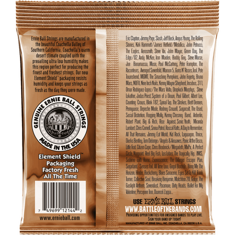 Ernie Ball 2144 Earthwood Fosforbrons Akoestische Gitaarsnaren Medium 13–56