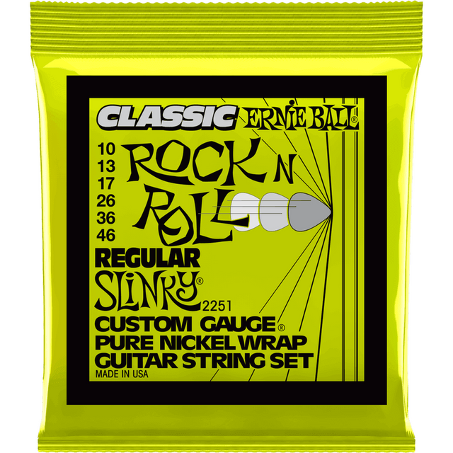 Ernie Ball 2251 Regular Slinky elektrische gitaarsnaren 010-046