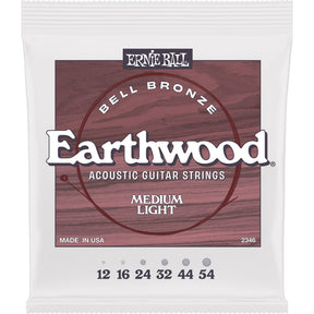 Ernie Ball 2346 Earthwood Bell Bronze Akoestische Gitaarsnaren Medium Light 12–54