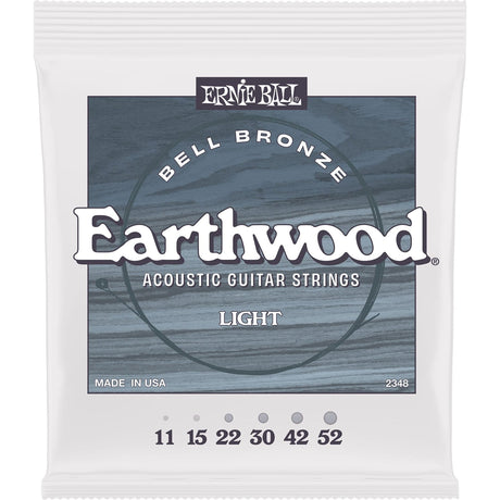 Ernie Ball 2348 Earthwood Bell Bronze Akoestische Gitaarsnaren Light 11–52