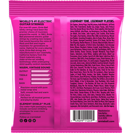 Ernie Ball 3253 Super Slinky elektrische gitaarsnaren 3-pack 009-042