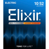 Elixir CEL 12077 Nanoweb elektrische gitaarsnaren Light Heavy 010-052