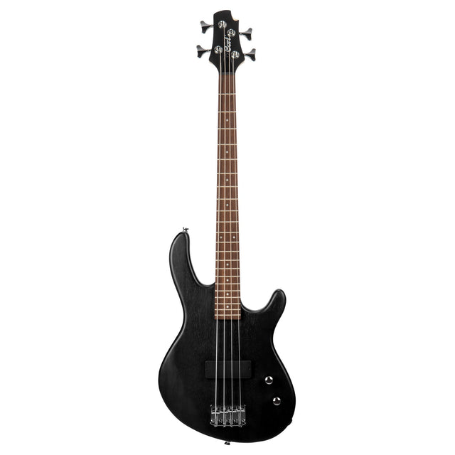 Cort Action Bass Junior shortscale basgitaar 30 inch populier body zwart