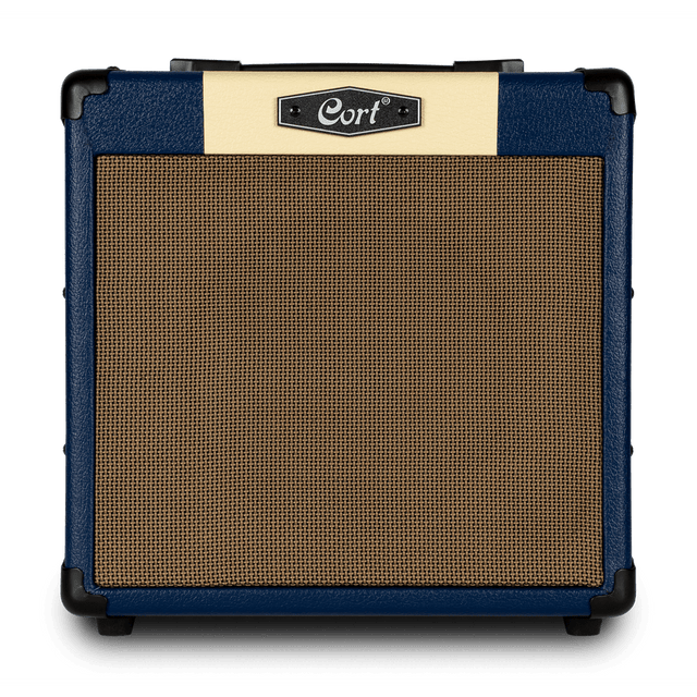 CORT COCM15RDB elektrische gitaar versterker vintage 15W blauw