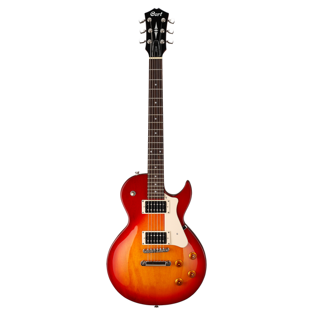 CORT CR100CRS2 elektrische gitaar LP-model cherry red sunburst