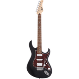 CORT G110OPBK Elektrische gitaar Open Pore Black