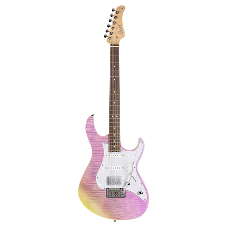 CORT G280STCB Elektrische gitaar Trans Chameleon Purple