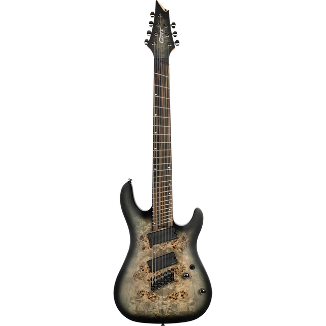 CORT KX507MSSDB 7-snarige elektrische gitaar Stardust Black
