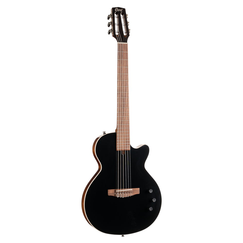 CORT SSNY2BKG Elektrische gitaar Sunset Nylectric II zwart