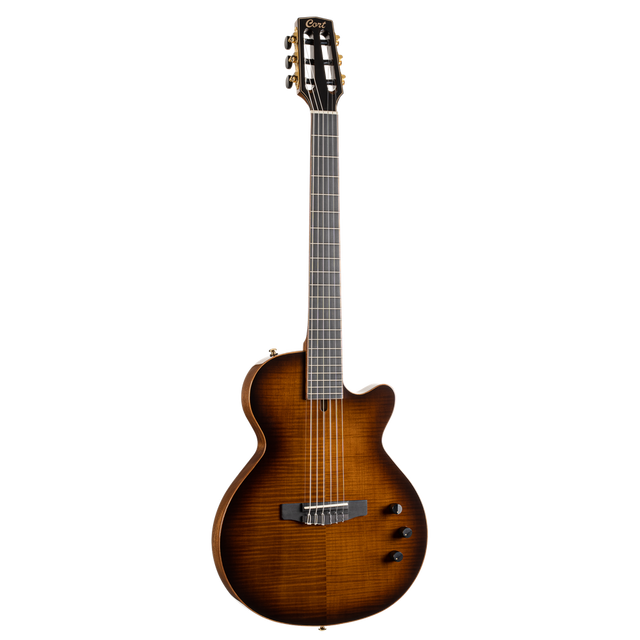 CORT SSNYDLXTSBG Elektrische gitaar, Sunset Nylectric DLX Tobacco Sunburst