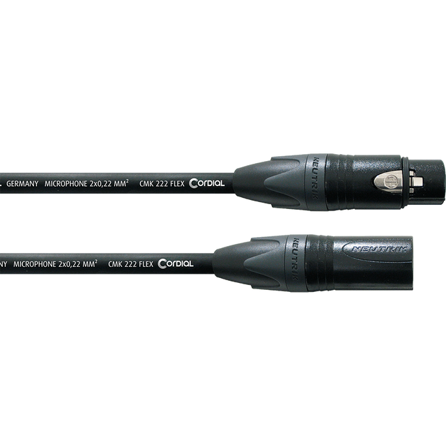 Cordial CPM FM FLEX Select Microfoonkabel Extra Flexibel – XLR mannelijk/vrouwelijk