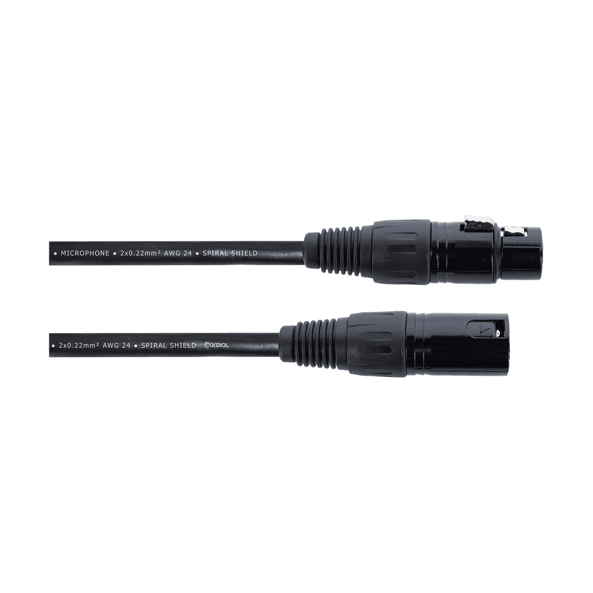 Cordial EM FM Elements Microfoonkabel – XLR mannelijk/vrouwelijk – Zwart