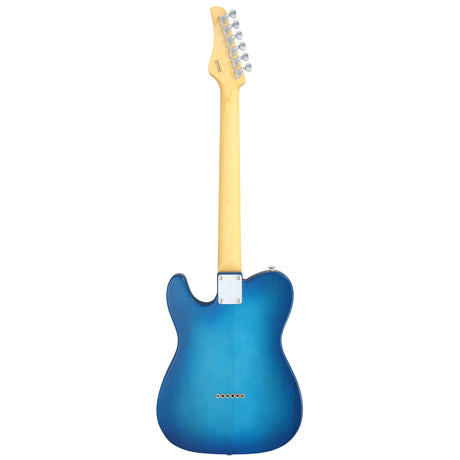 FGN Boundary TL elektrische gitaar Transparent Blue Sunburst FGN Singlecoils incl. gigbag