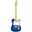 FGN Boundary TL elektrische gitaar Transparent Blue Sunburst FGN Singlecoils incl. gigbag