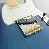 FGN Neo Classic TE100 elektrische gitaar See-Thru Blue Burst incl. gigbag