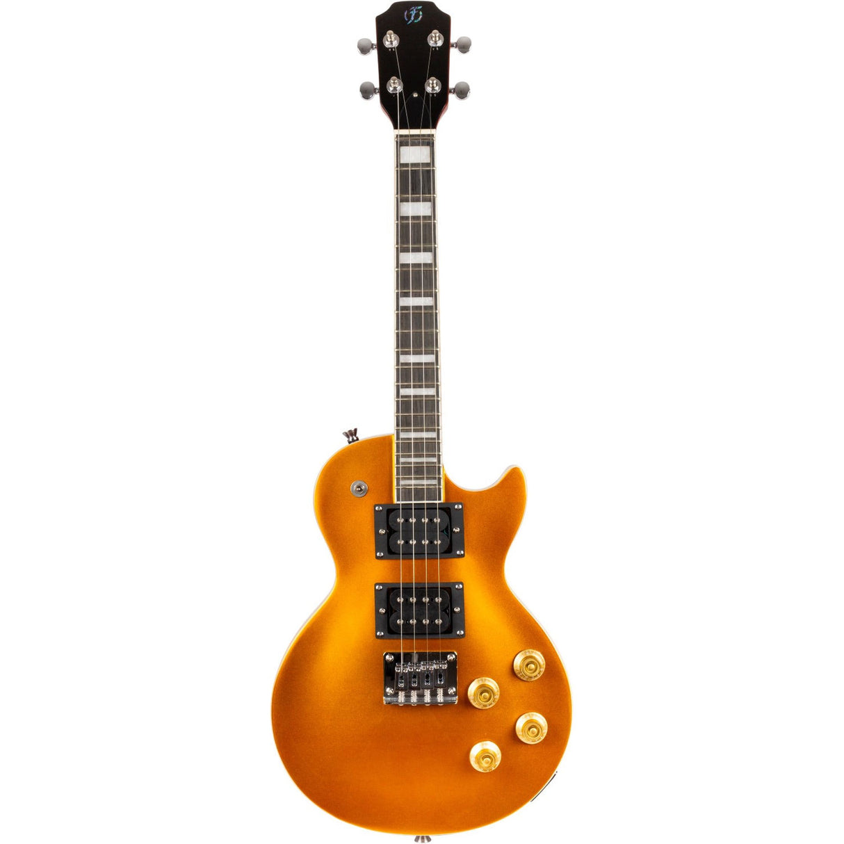 Flight Centurion Tenor GT Elektrische Tenor Ukulele met Goldtop Afwerking