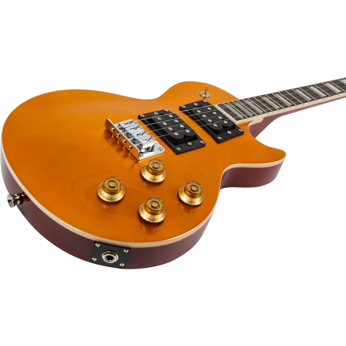 Flight Centurion Tenor GT Elektrische Tenor Ukulele met Goldtop Afwerking