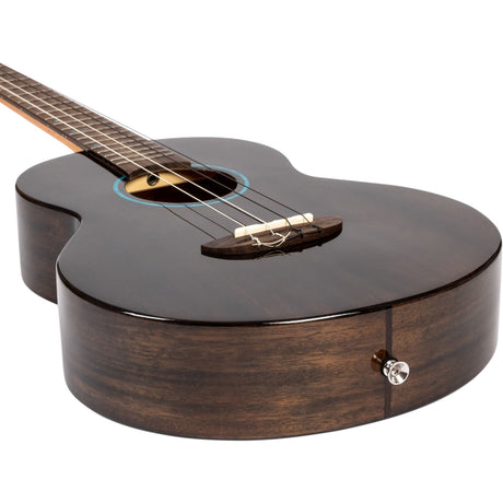 Flight Iris Tinta Baritone TBK Ukulele - Transparent Black