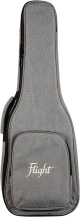 Flight MBB-30 GY Mini Bass Gigbag 15mm Gevoerd Grijs met Accessoirevak