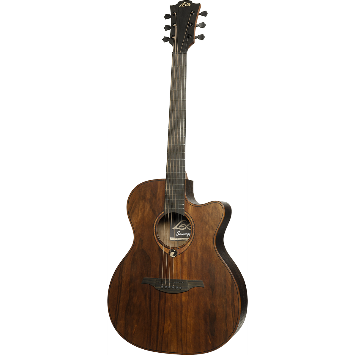 Lâg SAUVAGE-ACE Semi-Akoestische Auditorium Western gitaar