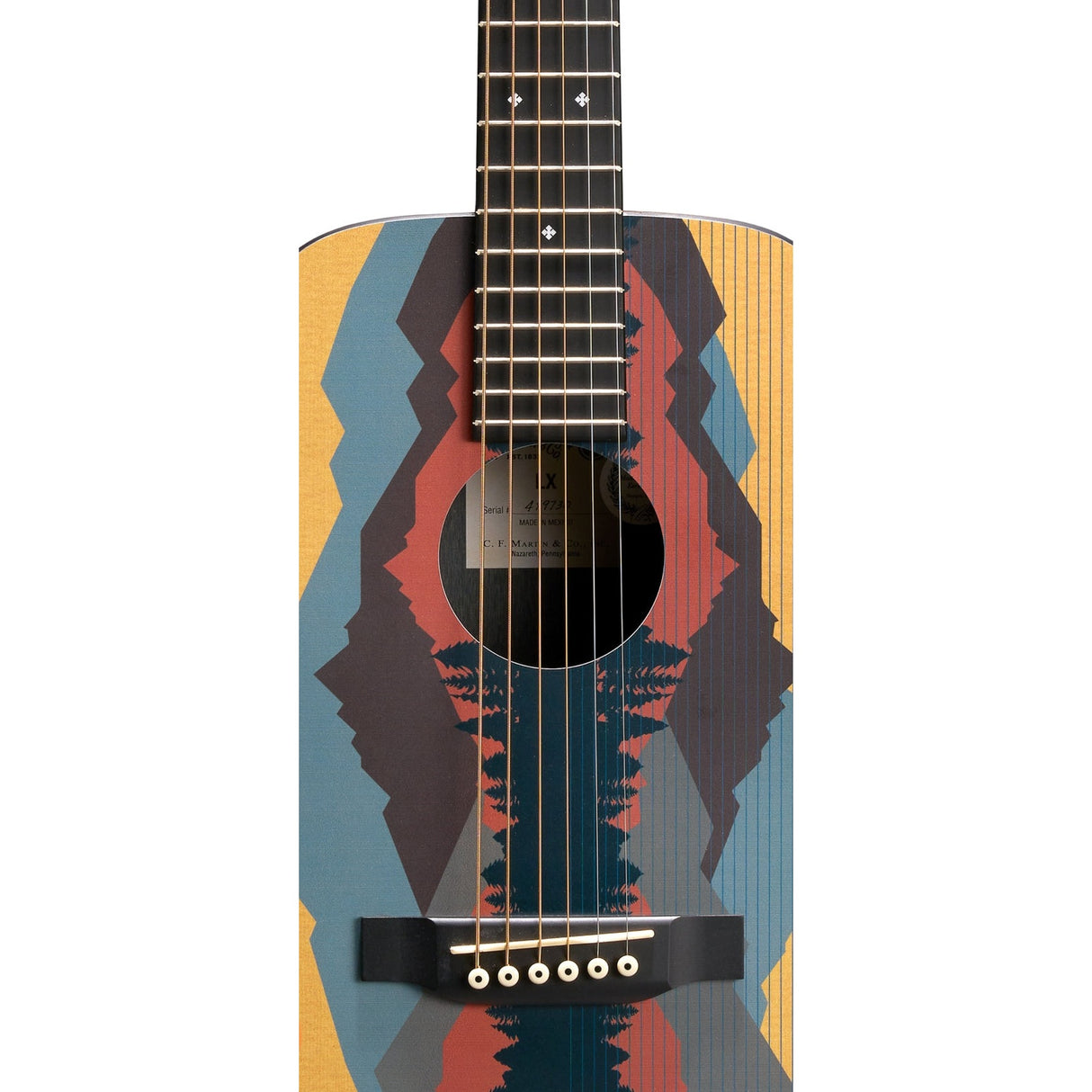 Martin & Co LX1 Life is Good Reisgitaar Semi Akoestisch