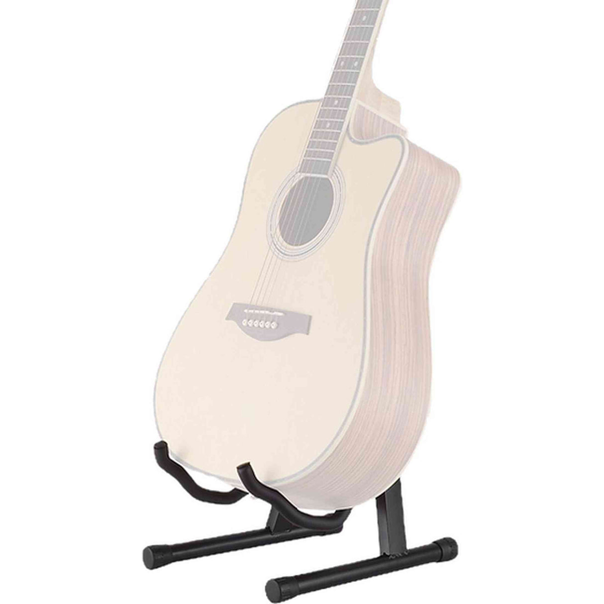 CLX GST 100 Universele Gitaarstandaard Opvouwbaar Zwart